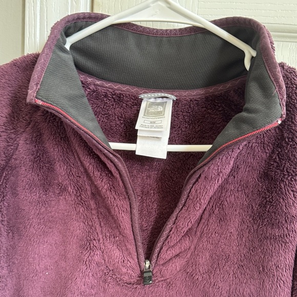 The North Face Osito Jacket 3/4 Zip Fleece Purple Size M - Picture 4 of 4